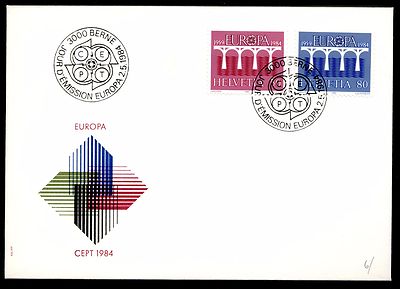 SWITZERLAND - 1984 - Europe. 25th Anniversary C.E.P.T.