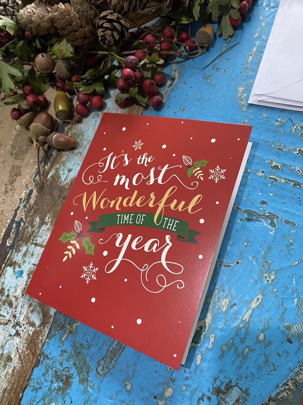 5 Mixed Traditional Christmas Money Envelopes Gift Card Voucher Wallet