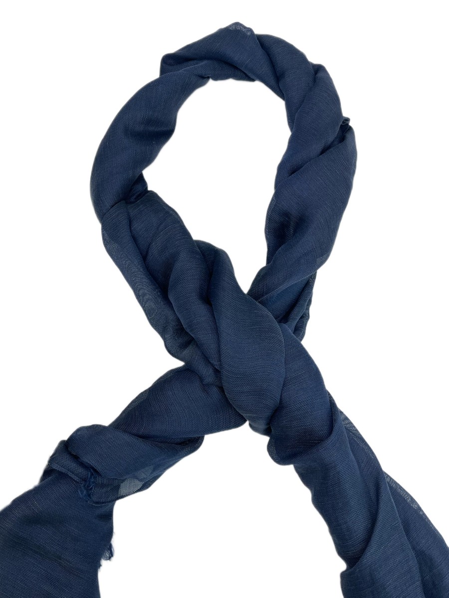 スカーフ Max Mara Scarves Max Mara Women's Blue Zerta Scalf 80x56 Long Wrap Scarf NWT