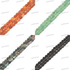 8mm Gemstone Carved Leaf Leaves Loose Beads DIY Jewelry Making Kit Strand 15.5"