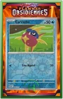 Carvanha Reverse - EV3:Flammes Obsidiennes - 046/197 - Carte Pokémon FR Neuve