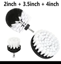 3pcs Cleaning Drill Brush Set Wall Tile Grout Auto Scrubber Floor Cleaner ￼