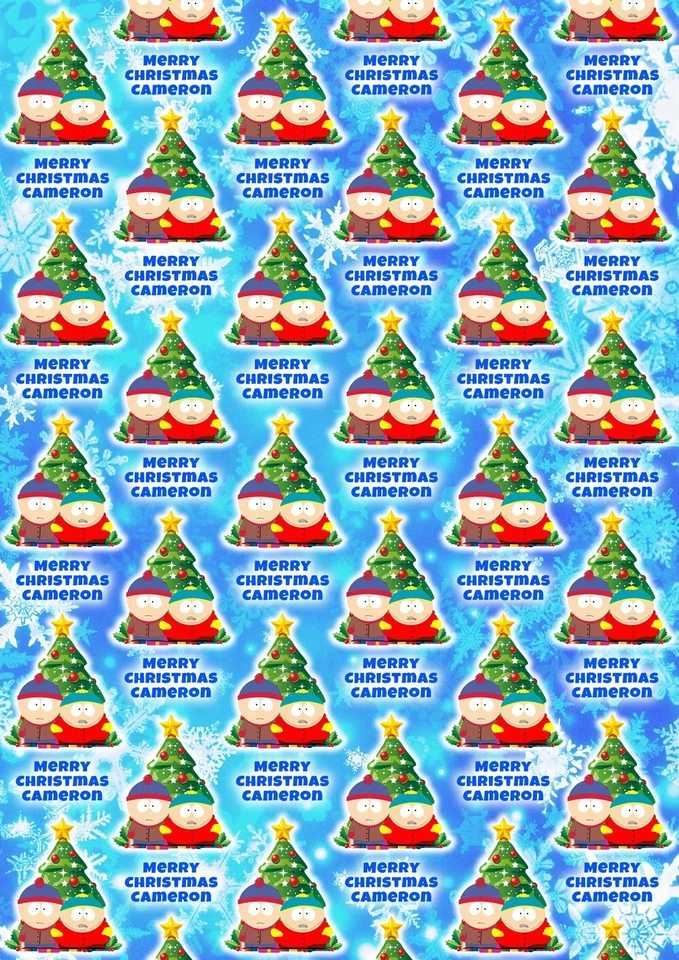 STAN SOUTH PARK Personalised Christmas Gift Wrap - South PaRK Wrapping Paper