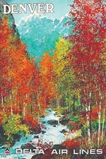 DENVER DELTA VINTAGE STYLE PRINT/POSTER QUALITY PHOTO PAPER/CANVAS T111