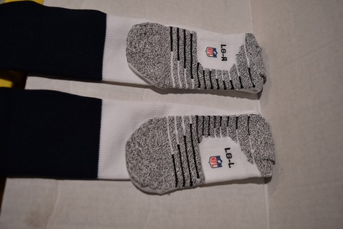NIKE Team Issued Navy Blue Compression Grip Socks Men's NWOT - Picture 4 of 4
