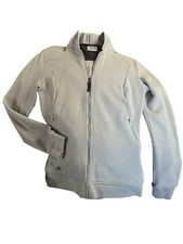 Adidas Lightweight Knit Jacket Women's XS / TP Full Zip Gray Athletic Casual