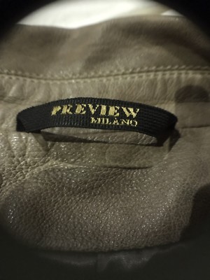 Vintage style Leather Jacket by PREVIEW Milano | eBay