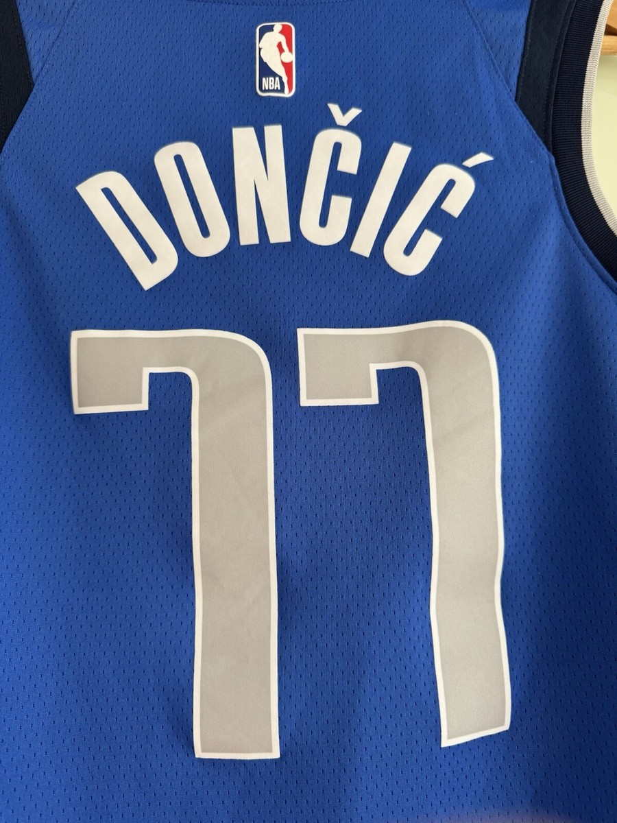 Dallas Mavericks #77 Luka Doncic Basketball Jersey NBA Shirt Size