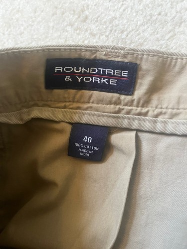 New Roundtree & Yorke Casuals Mens Shorts size 40 9" inseam classic fit MSRP $50 - Picture 6 of 6