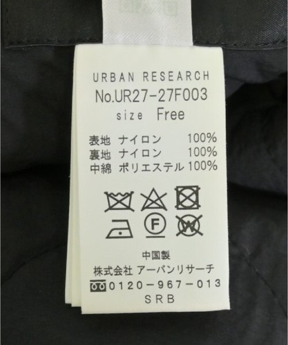 URBAN RESEARCH Coats (Other) Black F 2200547720012 - Picture 6 of 9