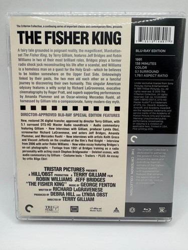 The Fisher King Blu-ray - DIRECTOR APPROVED WITH OUT OF PRINT POSTER! - Picture 3 of 6