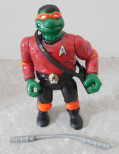 TMNT TEENAGE MUTANT NINJA TURTLES CHIEF ENGINEER MICHAELANGELO FIGURE, PLAYMATES