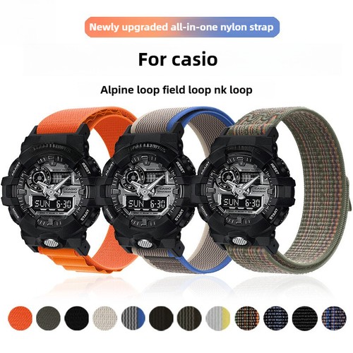 Rugged Watch Strap for Casio G-shock Classic Sports Band Nylon Canvas Premium - 第 1/20 張圖片
