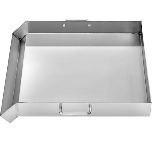 Plaque de Cuisson en INOX 18"x16" Poêle Barbecue Plancha INOX Pizza Gril - Foto 11 di 12