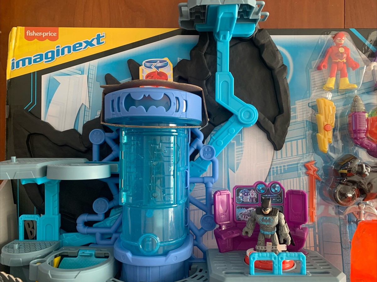 Fisher-Price Imaginext Batcueva Bat-Tech – Figura De Batman, Batwing, Luces Y Sonidos Para Niños De 3 A 8 Años (HGN70)