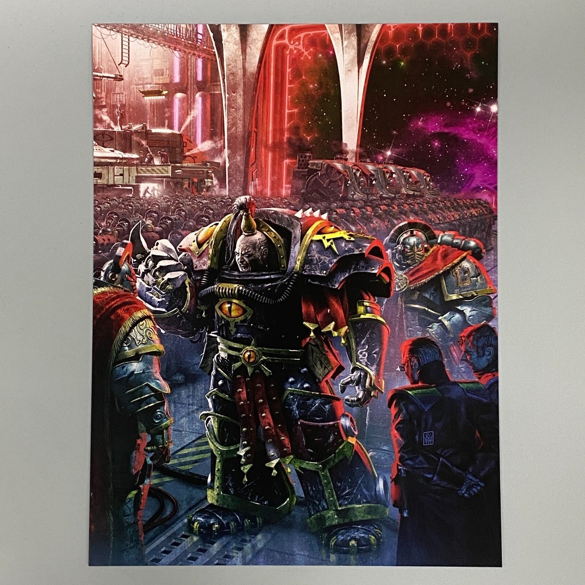 HORUS LUPERCAL SLAVES TO DARKNESS HORUS HERESY ART POSTER 