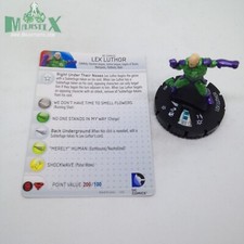 Heroclix Justice League: Trinity War set Lex Luthor 033 Uncommon figure w/card