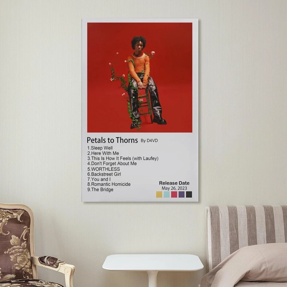 Poster Petals to Thorns 1 Album Cover Posters Music Posters Decorative Paintings - Image 3 of 4