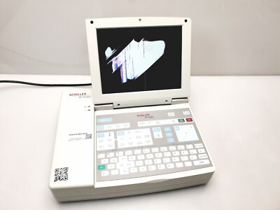 Schiller AT-10 Plus ECG Device No Accessories Screen Damage Faulty MA012025
