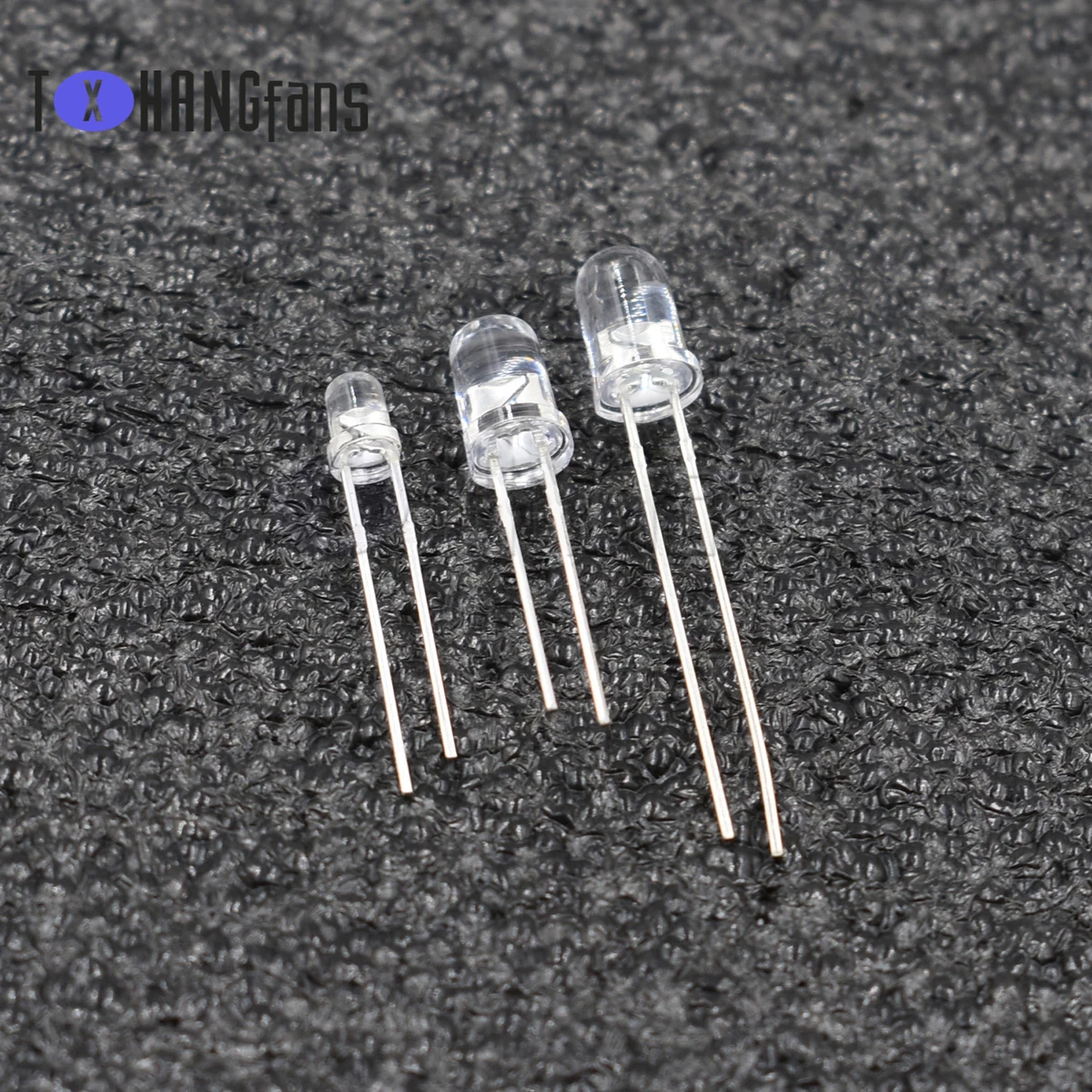 Round LED Lamp Ultra Violet UV 3mm 5mm Purple 365 400nm CLEAR
