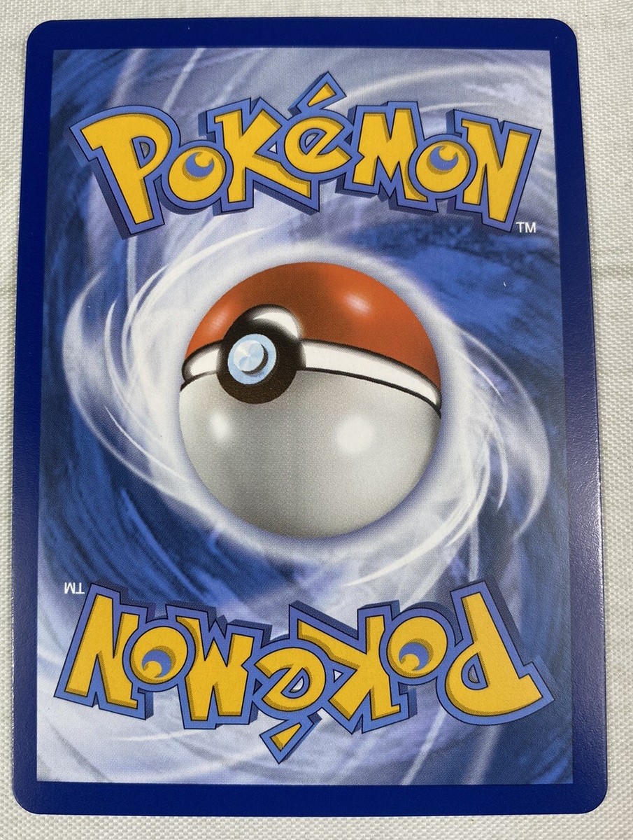 Pokemon TCG Card Dark Patch 216/196 Full Art Rare Gold Secret Rare
