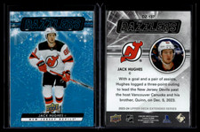 2023-24 Upper Deck Extended Series Blue Dazzlers #DZ-137 Jack Hughes