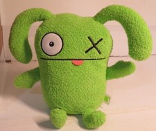 Vintage 2003 Uglydoll OX Green Plush Stuffed Doll Toy 8  No Tush Tag Monster