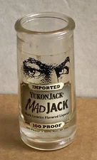 Yukon Jack MAD JACK Tall Double Shot Glass