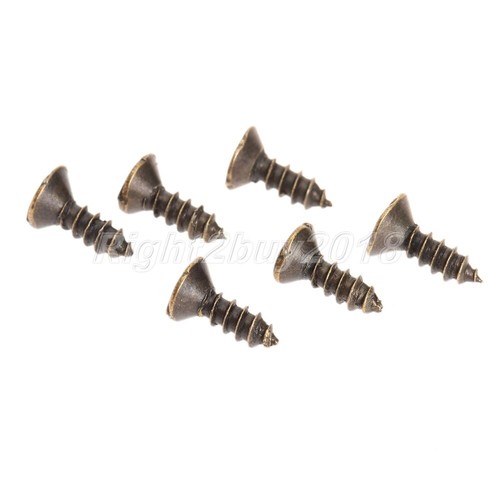 4 Size Bronze Flat Countersunk Head Self Tapping Thread Screws Hardware Decor - Picture 11 of 20