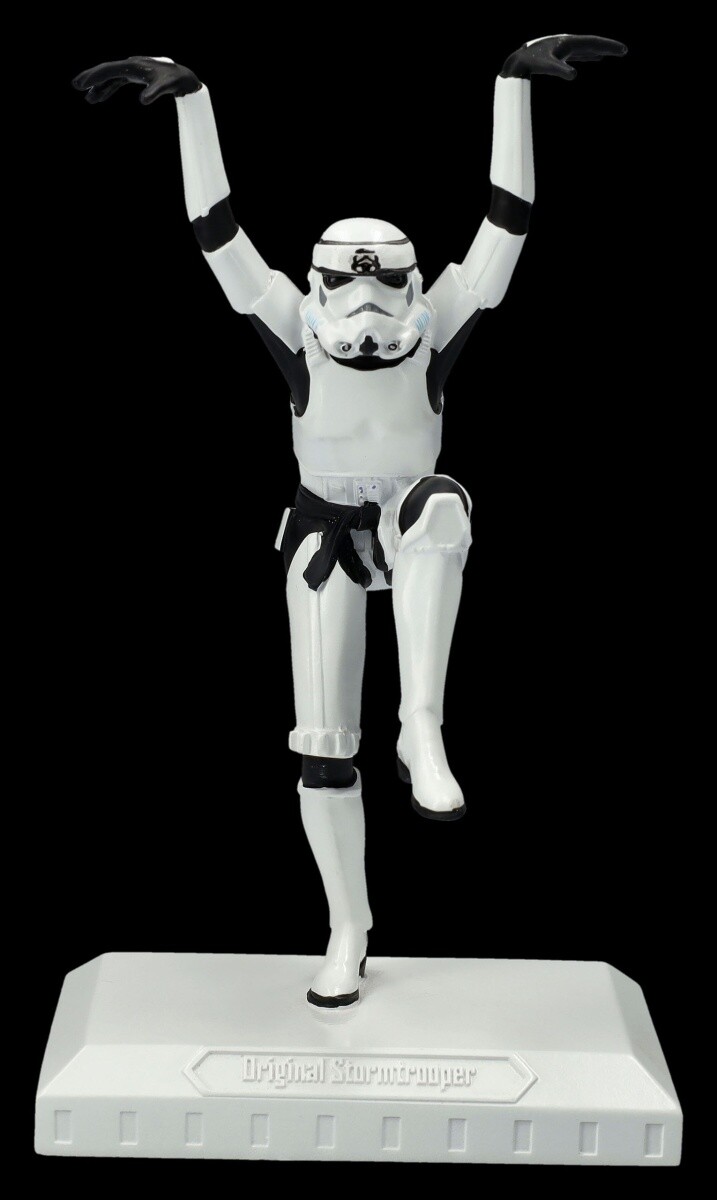 Stormtrooper Figur 12 x 21 cm Crane Kick Character Sammler Star Wars Sci-Fi