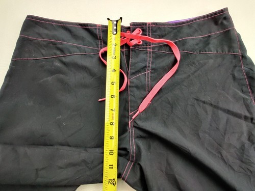 Under Armour Men's 32x11" Black with Pink Stitch Swim Board Shorts - Picture 10 of 11