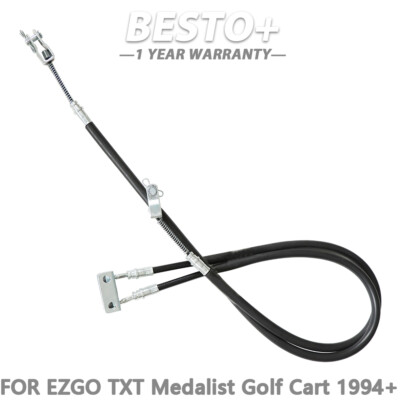 For EZGO TXT Medalist Golf Cart Brake Cable Set With Pins&Clips 1994+ 70969-G03
