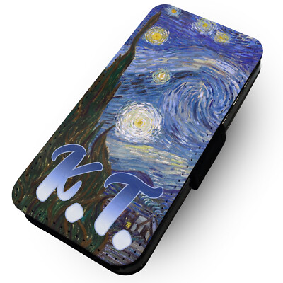 Bedruckte Kunstleder Klapp Handy Hülle für Samsung - Personalisiert Sternennacht