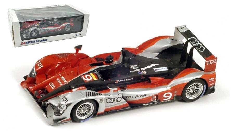 Spark 43LM10 Audi R15 Plus TDI #9  Le Mans Winner 2010 - 1/43 Scale
