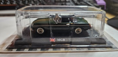 Del Prado Modellauto, MGB, Maßstab 1:43, grün, ohne Verpackung, Top Zustand