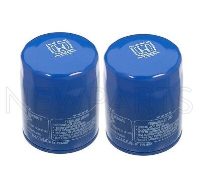 Set of 2 Engine Oil Filters GENUINE for Acura Honda Pack 2 Motor Oil Filters 2PC