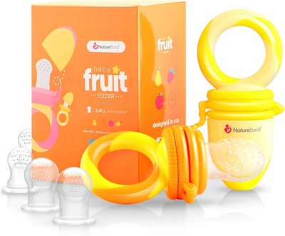 Naturebond Baby Food Feeder Fruit Pacifier 2 Pack Bpa Free Infant