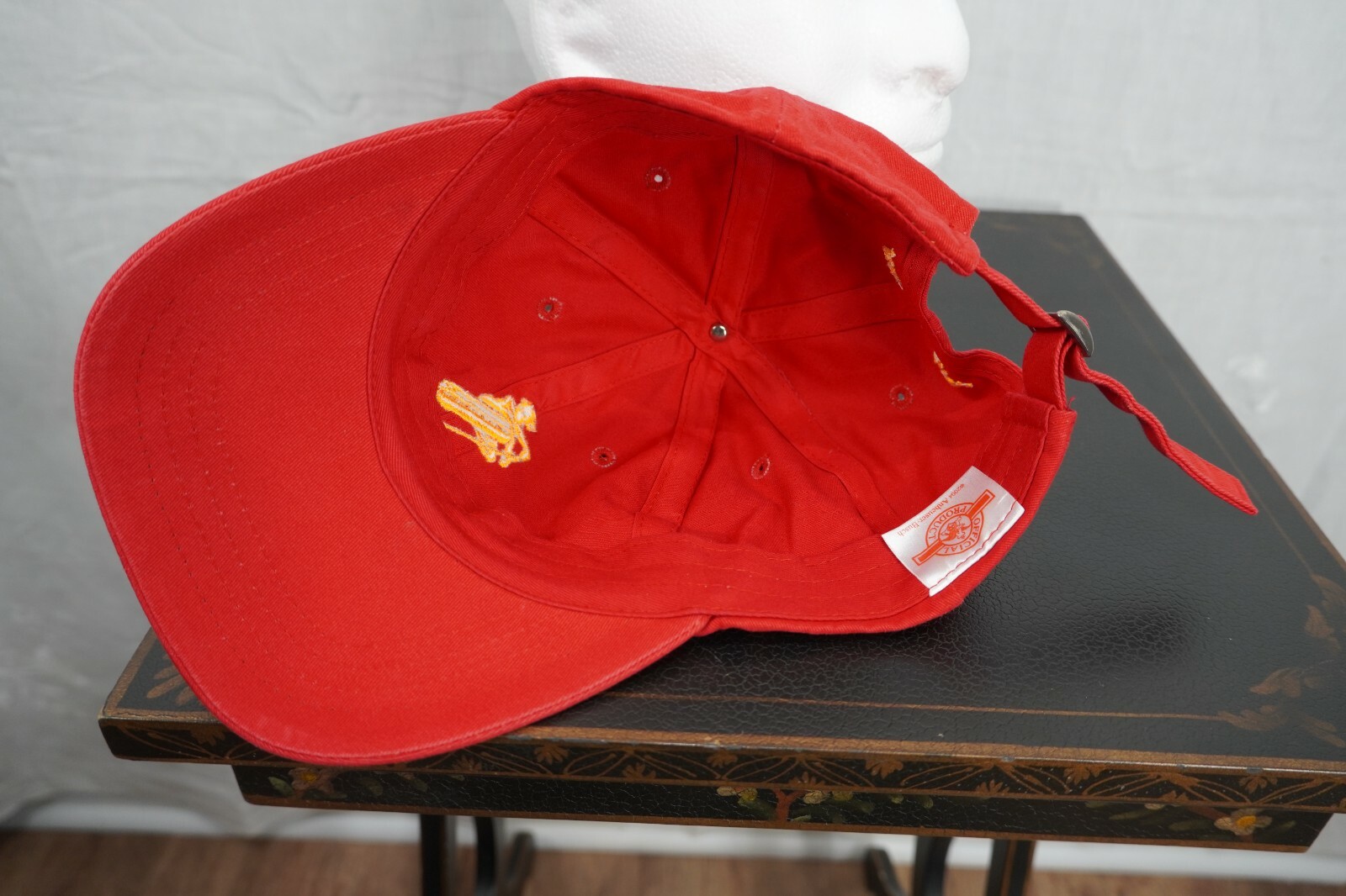 Budweiser Hat Cap Red Adjustable Strapback Hat Ca… - image 6