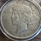 1922 D Peace Dollar - E26.  90% Silver. Free Shipping. Very Nice Eye Appeal.