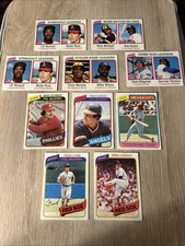 1980 Topps Baseball Superstar Lot. 10 Cards, Multiple HOF’ers.