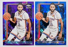 2025-26 Topps Chrome Sapphire #121 Isaiah Joe Purple Sapphire Refractor /75