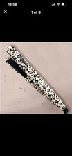 Beachwaver Co Coast Pro Flat Iron/Straightener Leopard Print White Black Brown