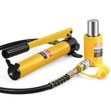 Dooroom 10 Ton Hydraulic Cylinder Jack 2 Stroke Ram Porta Yellow Dooroom 10 Ton Hydraulic Cylinder Jack 2 Stroke Ram Porta Yellow