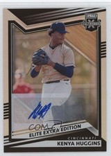 2022 Panini Elite Extra Edition Signatures Kenya Huggins #123 Auto 0yg9