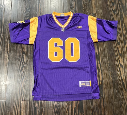Majestic LSU Tigers Football Jersey Men’s Medium Purple Polyester