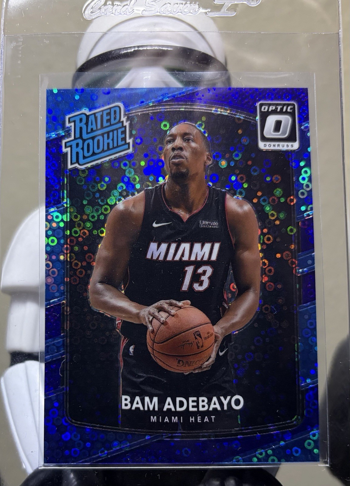 2017-18 Donruss Optic Bam Adebayo Rated Rookie Purple Fast Break /155! No. 187