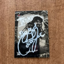 Topps Finest WWE Intimidators Cactus Jack Autographed Trading Card