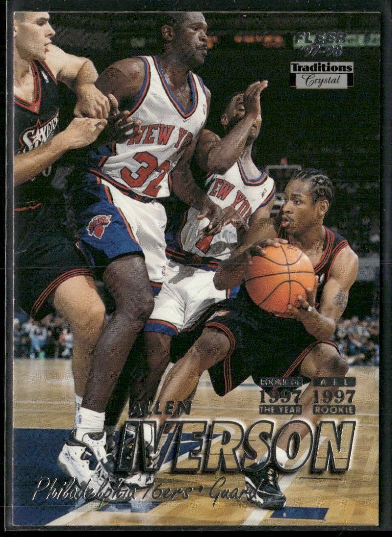 1997-98 Fleer #300 Allen Iverson Traditions Crystal