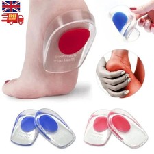 Silicone Gel Heel Insoles &ndash; Thick Cushion for Bone Spur & Heel Pain Relief