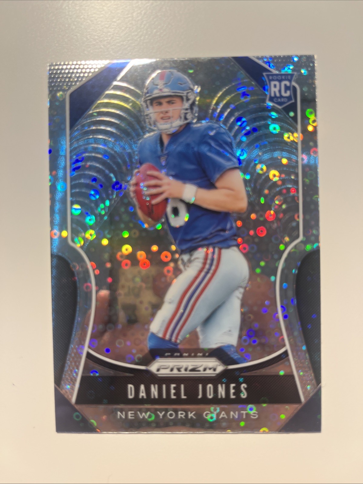 2019 Panini Prizm - Rookies Daniel Jones #302 Disco Prizm (RC)